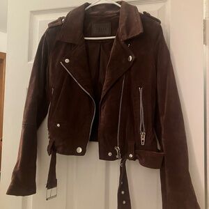 BLANK NYC Suede Moto Jacket